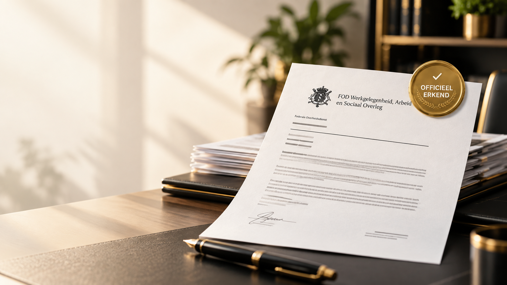 Officieel erkenningsdocument van VIP Inventa