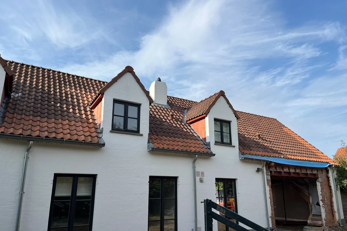 Pannendak van een afgewerkt VIP Inventa dakproject