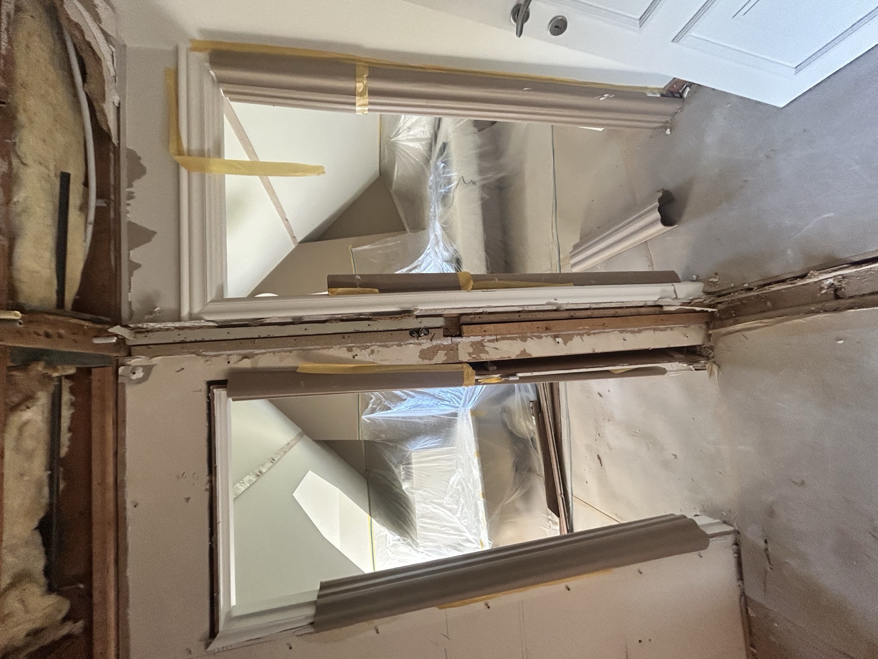 Beschermde binnenruimtes tijdens de renovatiewerken