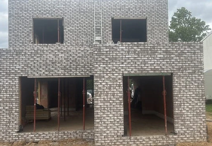 Echte structurele ruwbouw in uitvoering