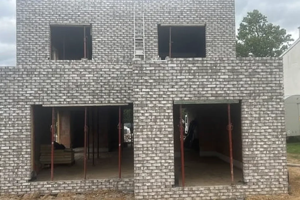 Volledig winddichte ruwbouw